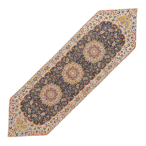 رانر ترمه ارکیده مشکی