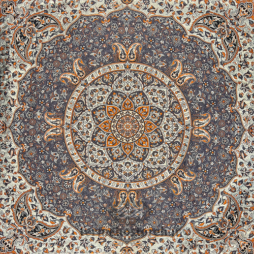 رومیزی ترمه طرح مهستان طوسی
