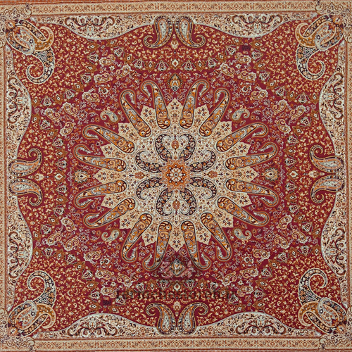 رومیزی ترمه طرح میترا زرشکی